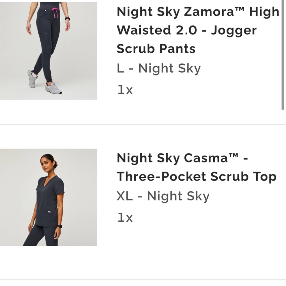 Night Sky Zamora™ High Waisted 2.0 - Jogger Scrub Pants